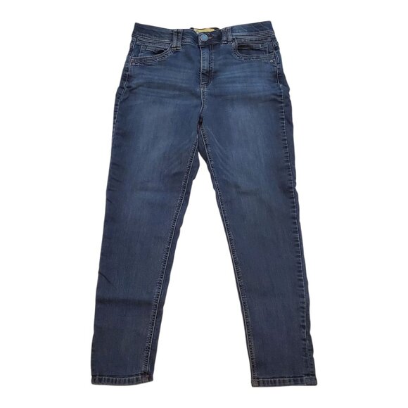 DEMOCRACY SZ 14 “Ab” Technology Stretch High Rise Blue Jeans - Picture 1 of 13
